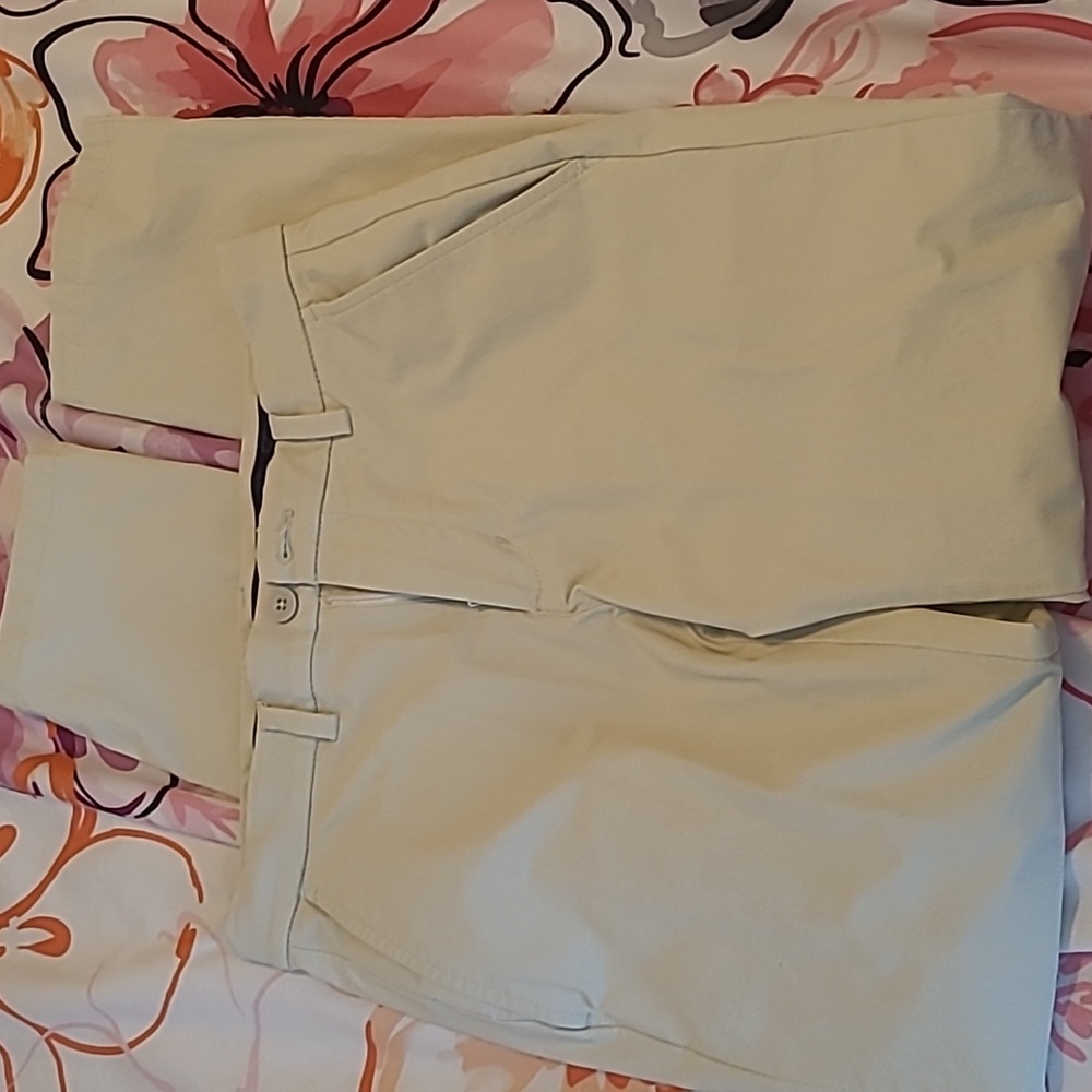 Men's Vineyard Vines Performance Dress Pants Light Khaki Size 28 X 32